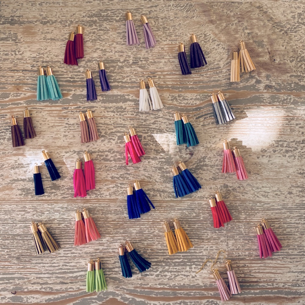 🍁5/25🍁Boho Suede Tassel Earrings-ONE PAIR